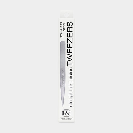 PRECISION STAINLESS STEEL STRAIGHT TWEEZERS