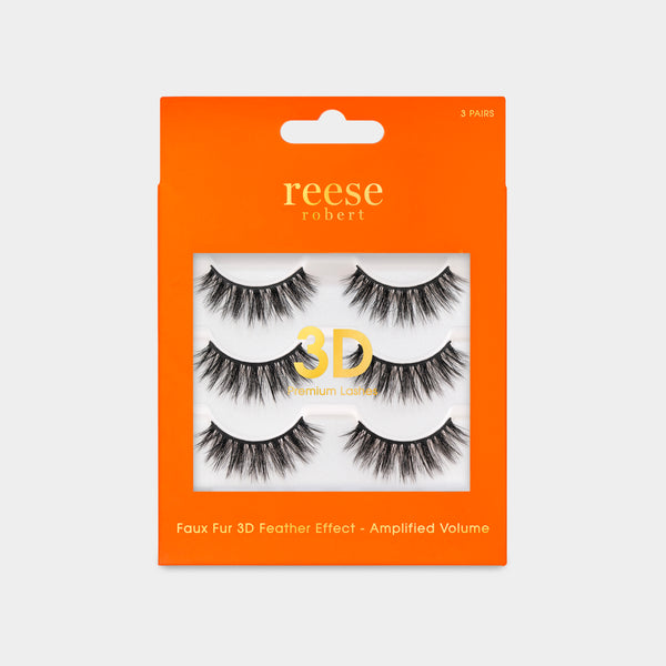 Onyx Premium Faux Fur Lashes 3 Pairs 2501093