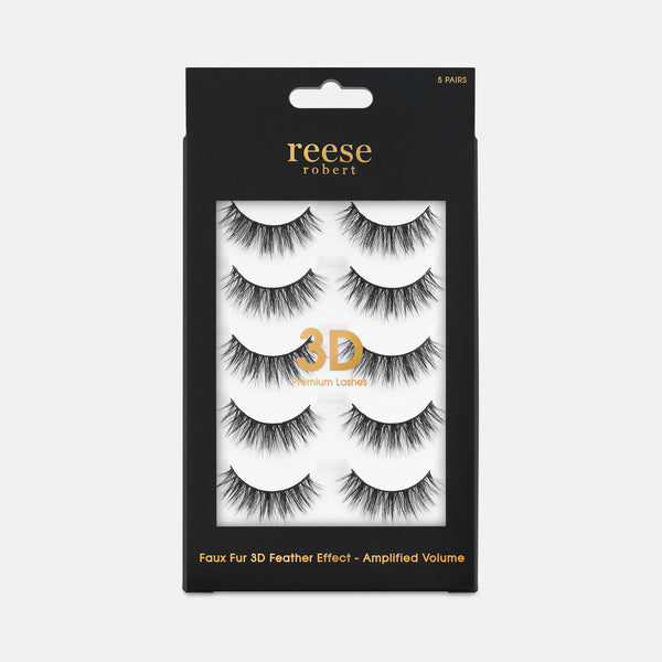 Rebecca Premium Faux Fur Lashes 5 Pairs 2501095