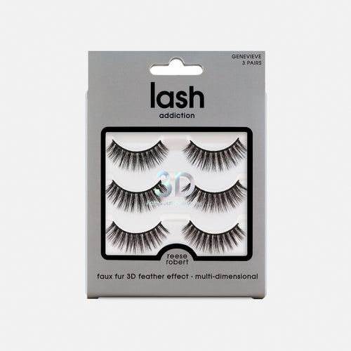 Genevieve 3D Feather Lashes 3 Pairs 2601023