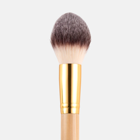 Dual-Ended Blush Powder Highlighter - Vegan Bamboo Brush