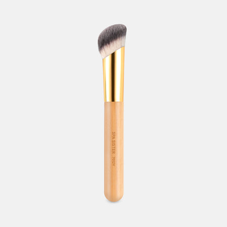 Dual-Ended Powder Veil - Vegan Bamboo Brush