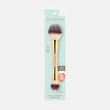 Dual-Ended Powder Veil - Vegan Bamboo Brush