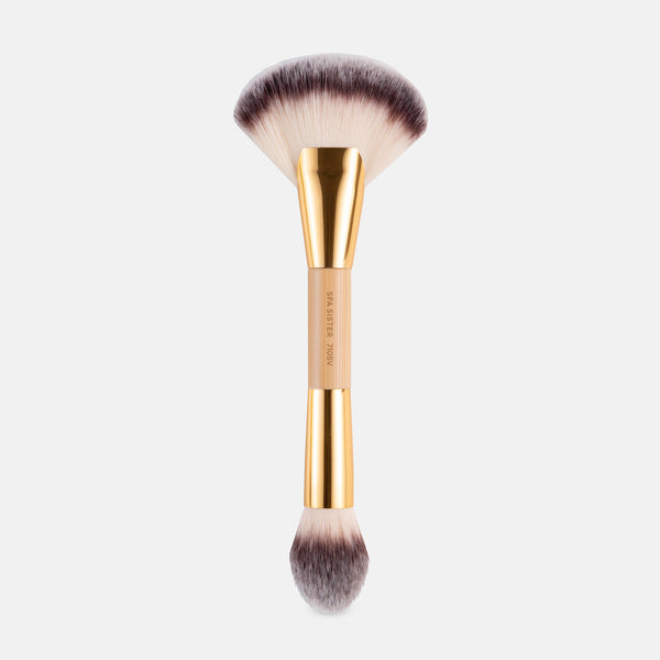 Dual-Ended Sculpt Duo - Vegan Bamboo Brush