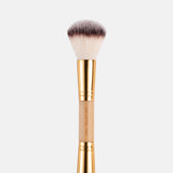 Dual-Ended Color Contour & Powder - Vegan Bamboo Brush