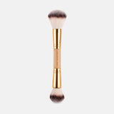 Dual-Ended Color Contour & Powder - Vegan Bamboo Brush