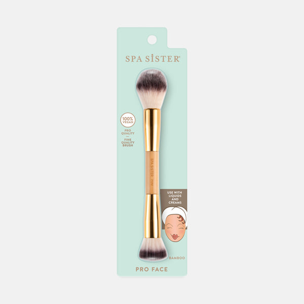 Dual-Ended Pro Face - Vegan Bamboo Brush